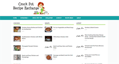 Desktop Screenshot of crockpotrecipeexchange.com